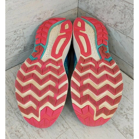 Saucony Ride 9 Everun Running Shoes Athletic Sneakers Teal/Purple Women's 7.5 - Picture 8 of 11